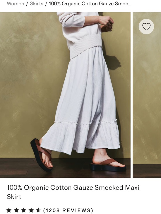 Quince Dresses & Skirts - Quince White Maxi Skirt with tags